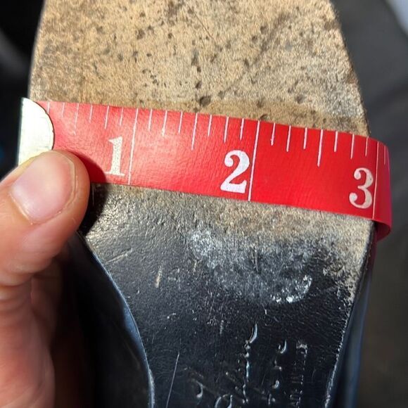 Vintage Joan Helpern Signature Black Leather Victorian Style Boot Gothic Sz 6 - Picture 9 of 10